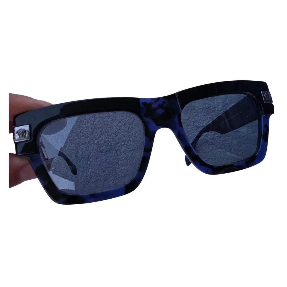 Versace 4464 Frames‎ Blue Tortoise Rectangular Medusa Logo Italy 5458/87 55mm